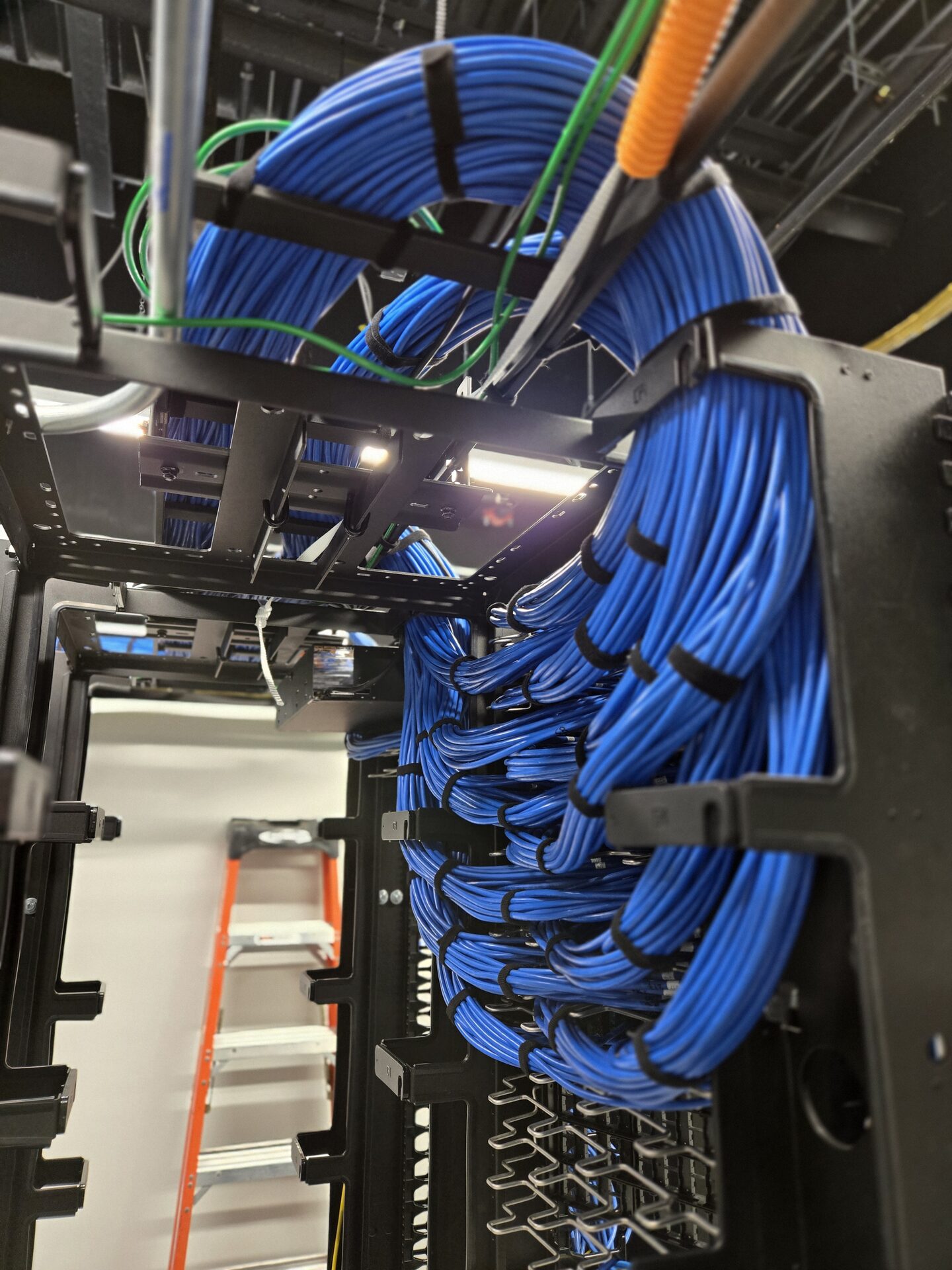 Network rack and cabinet build